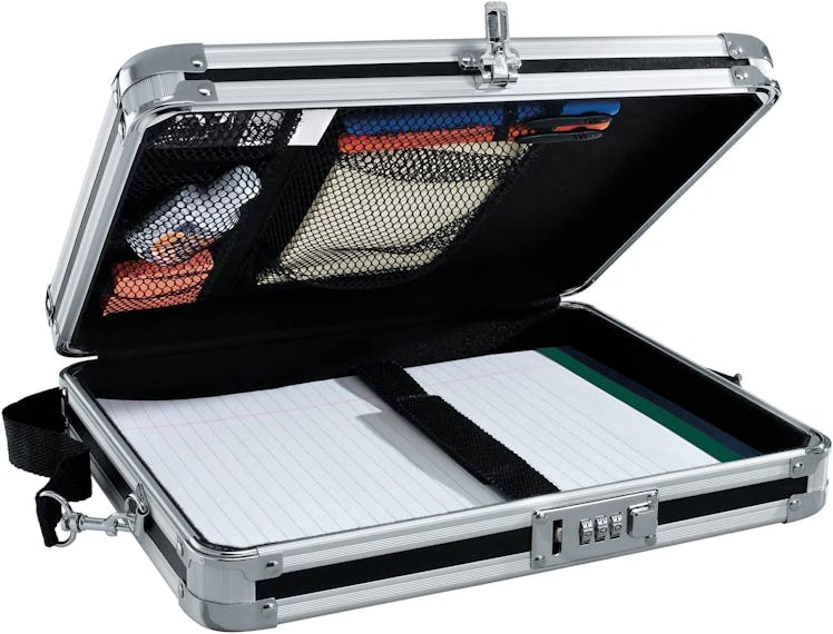 Vaultz Locking Clipboard with Storage