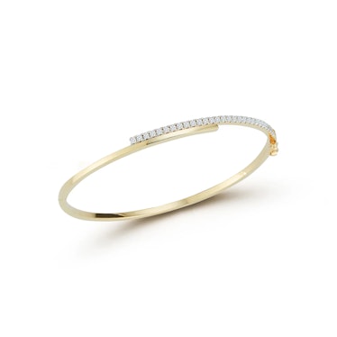 Mateo diamond gold cuff bracelet