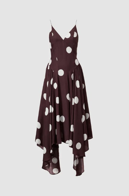 Maren Slip Dress Chocolate