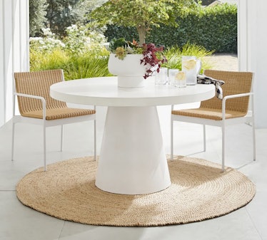 Pomona 51" Indoor/Outdoor Concrete Round Dining Table