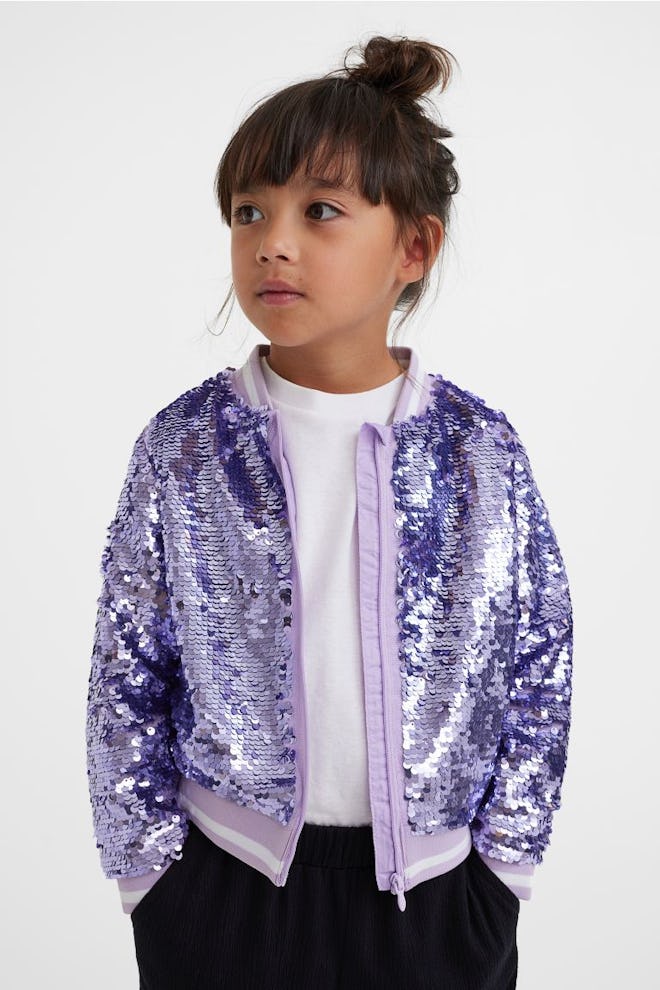 sequin jacket affordable back to school outfit