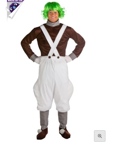 Adult Plus Size Chocolate Factory Worker Costume