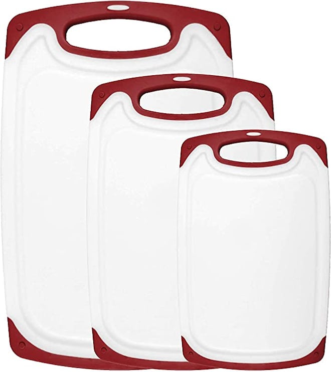HOMWE Plastic Cutting Boards (Set of 3)