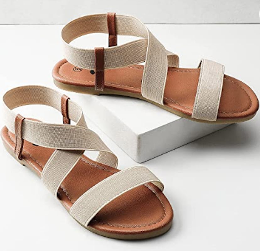 Rekayla Flat Elastic Sandals