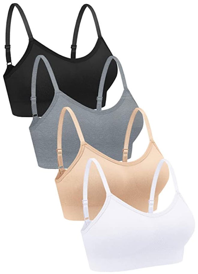 Geyoga Wireless Cami Bras (4-Pack)