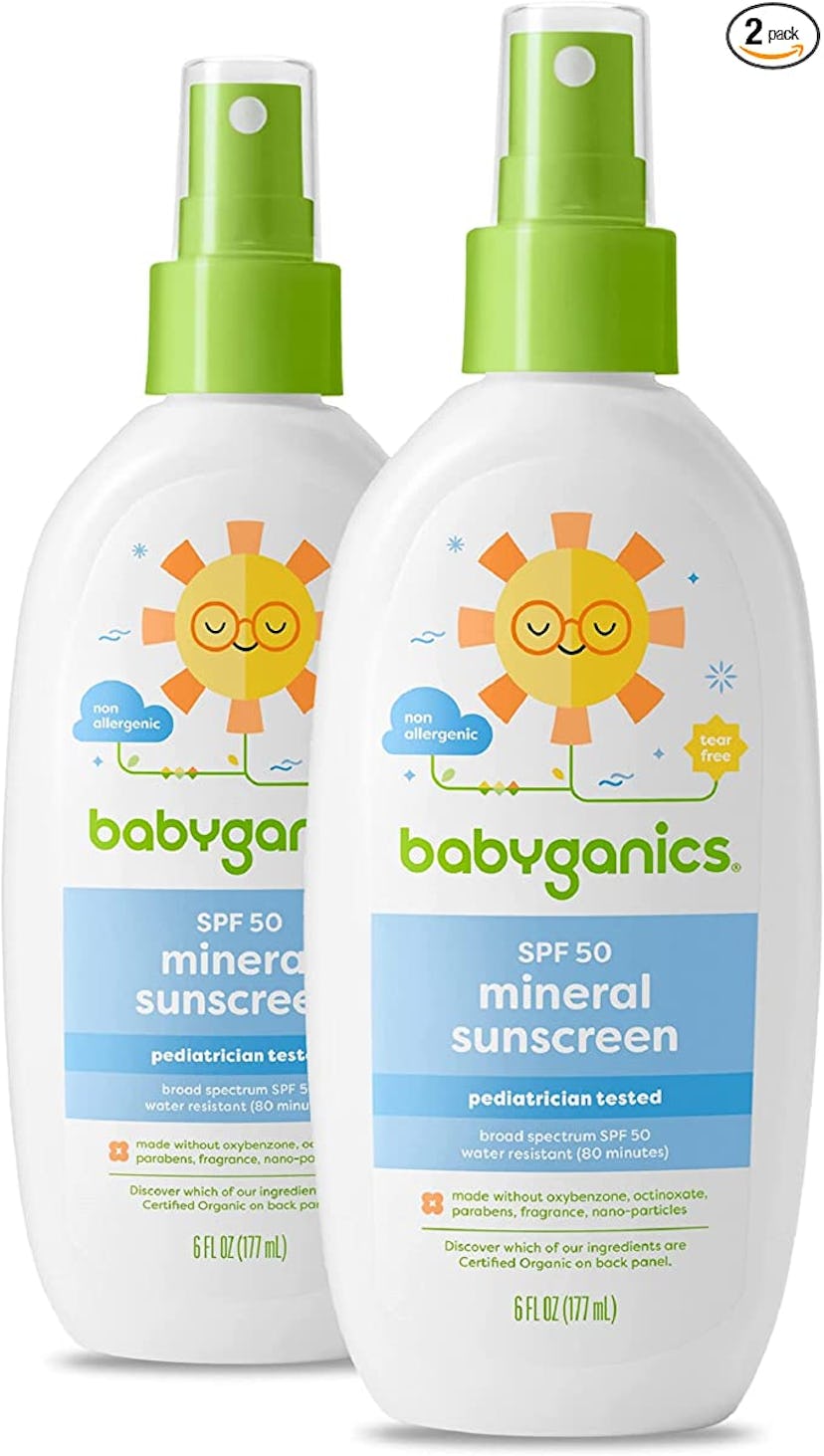 Babyganics Baby Sunscreen Spray (2-Pack; SPF 50)