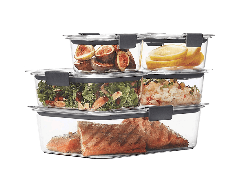 RUBBERMAID Brilliance Leak Proof Food Storage Containers (Set of 5)