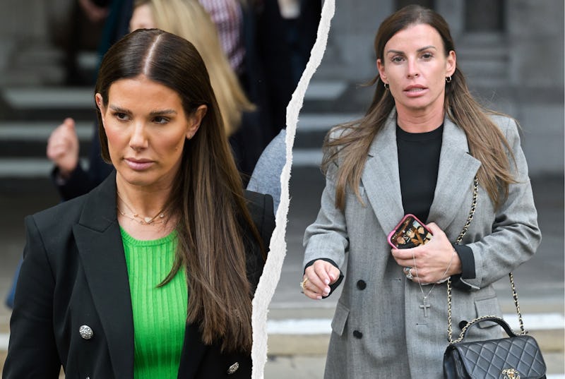 Rebekah Vardy & Coleen Rooney attending the trial.