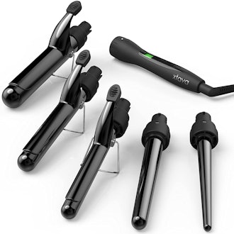 xtava 5-in-1 Curling Iron and Wand Set