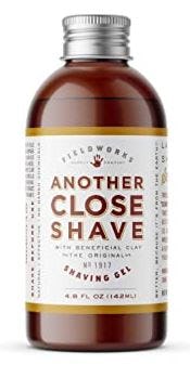 Fieldworks makes the best shave gel for sunburns.