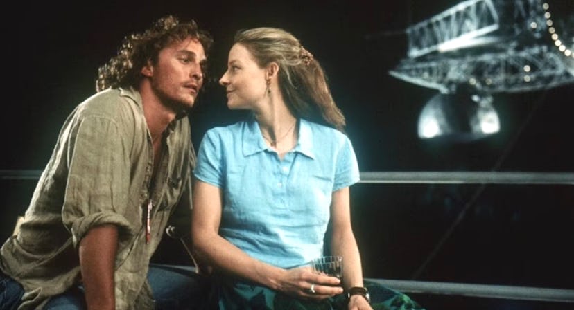 Matthew McConaughey and Jodie Foster in Contact.