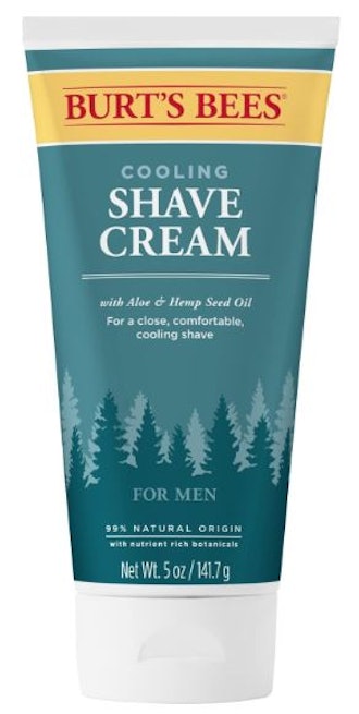 Burt’s Bees Cooling Shave Cream is the best cooling shaving cream for sunburns.