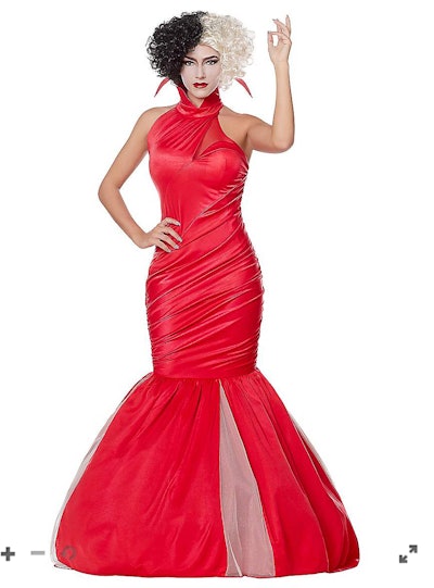 Adult Red Cruella Dress Costume