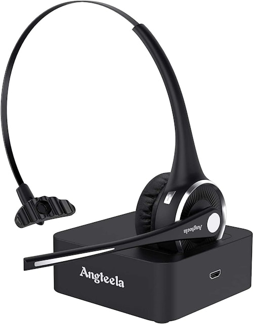 Angteela Wireless Headset With Charging Base