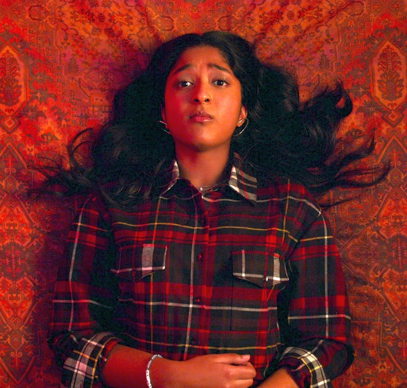 Maitreyi Ramakrishnan as Devi in Never Have I Ever