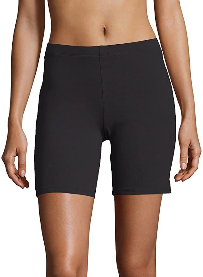 Hanes Stretch Jersey Bike Short