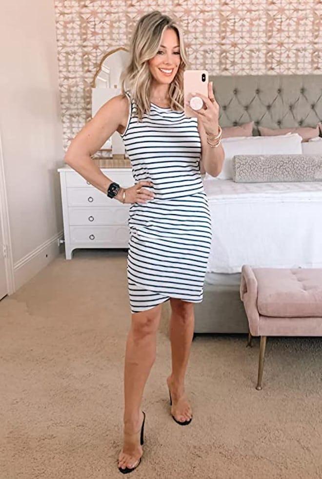 BTFBM Ruched Tank Dress