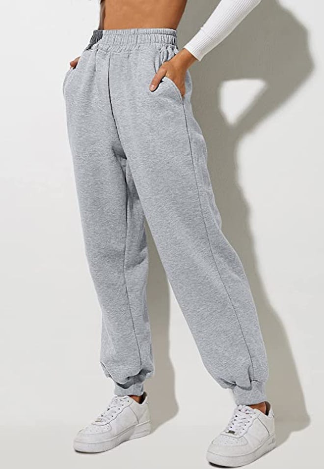 Yovela High-Waisted Baggy Sweatpants