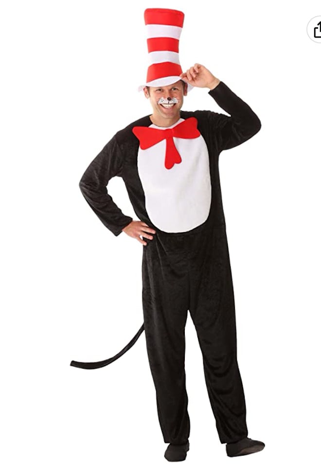Dr. Seuss The Cat in The Hat Costume for Adults