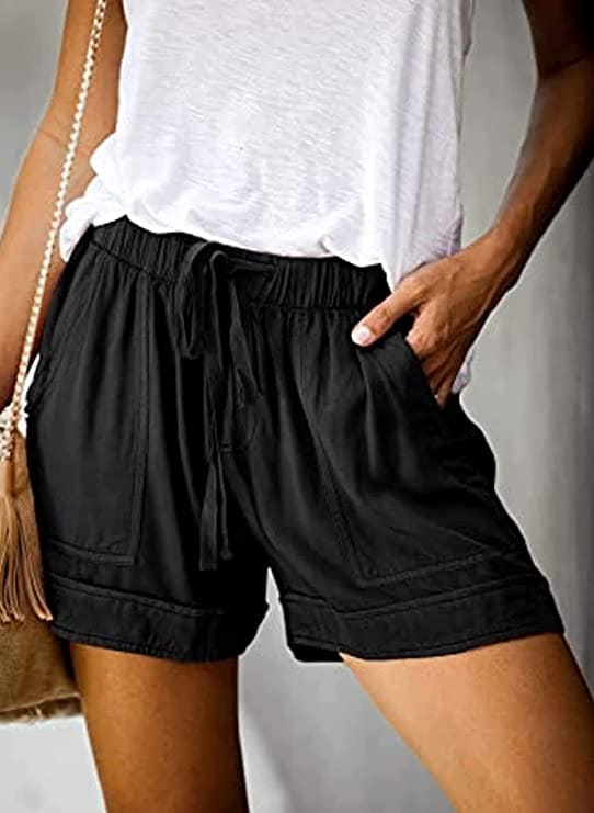 Acelitt Comfy Drawstring Pocketed Shorts