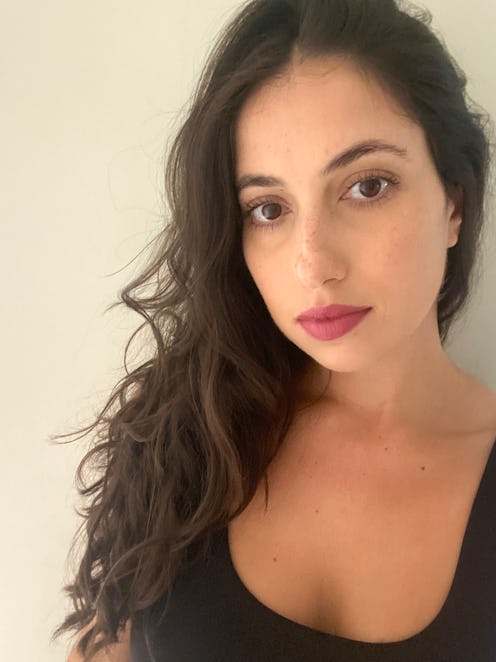 rebecca wearing natural makeup