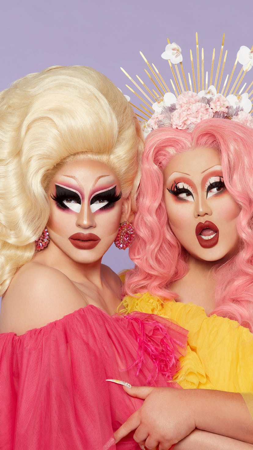 Rupaul’s Drag Race alums Kim Chi and Trixie Mattel launched a new makeup release: the BFF4EVR collec...