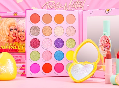 makeup from the new Kim Chi x Trixie Mattel BFF4EVA Makeup Collab