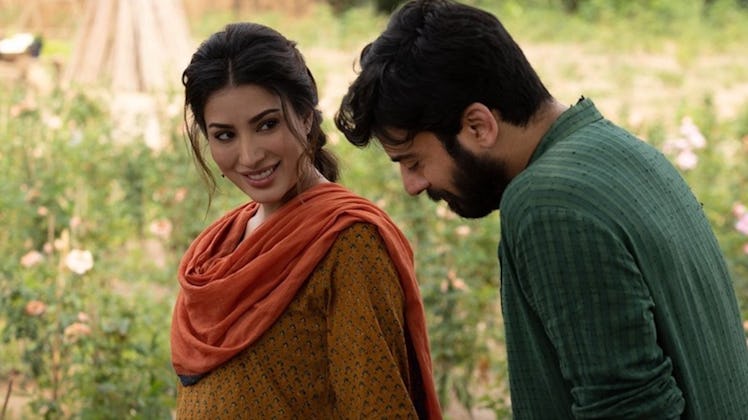 Mehwish Hayat as Aisha and Fawad Khan as Hasan in the show 'Ms. Marvel'