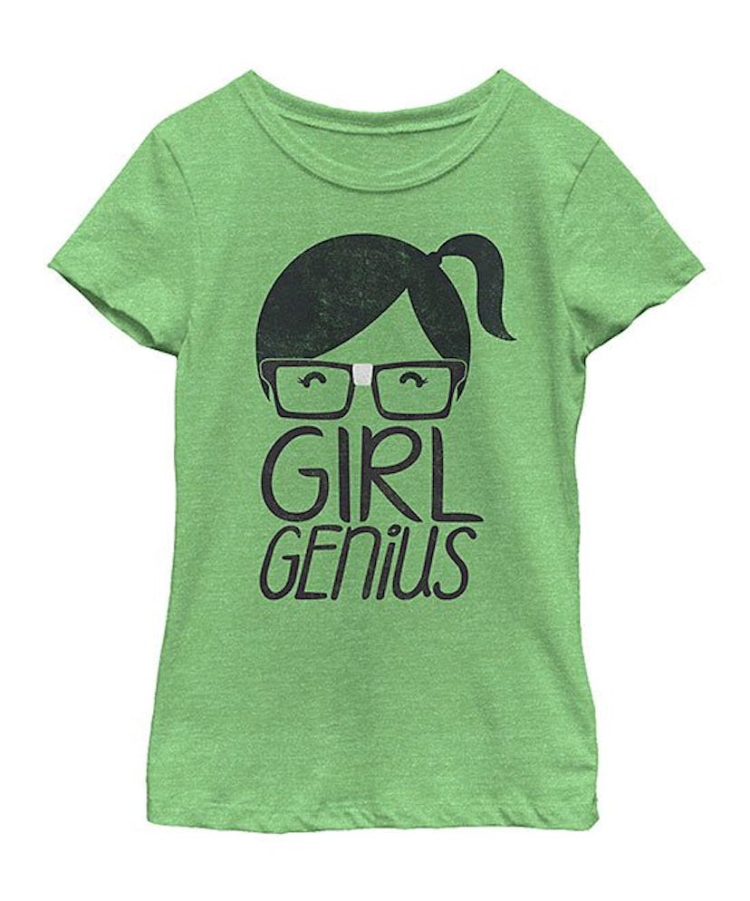 Green Apple 'Girl Genius' Crewneck Tee