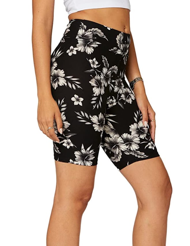 These high-waisted bike shorts come in lots of patterns and can be dressed up or down.