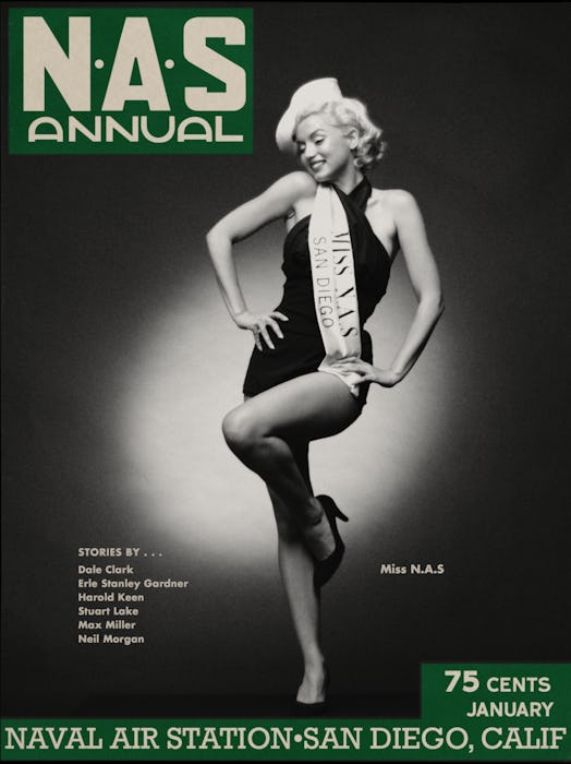 Magazine cover recreation of Marilyn Monroe