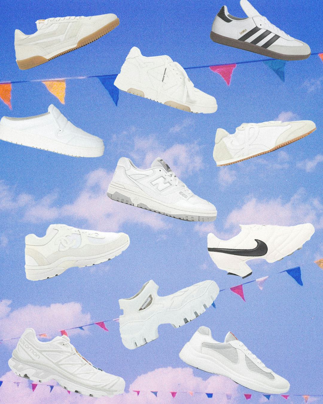 The Best White Sneakers to Wear With Dresses, Jeans and More