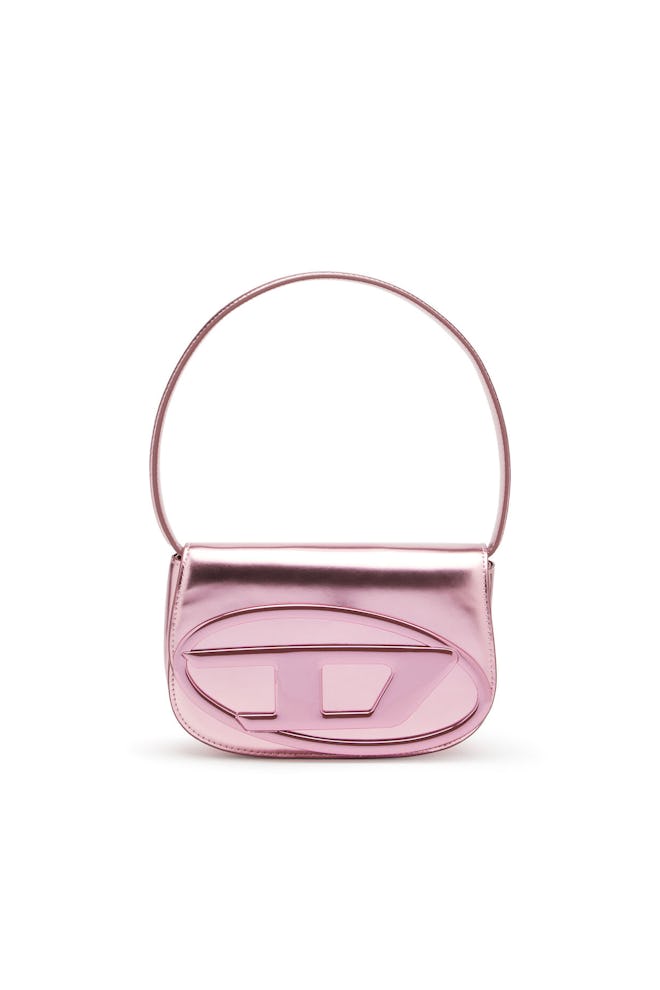 Diesel 1DR Shoulder Bag in Mirrored Leather
