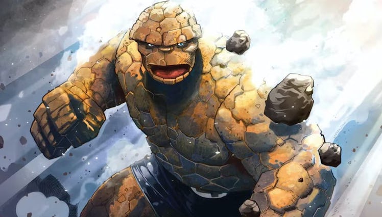 The Thing poses heroically in Fantastic Four Vol. 1 #642