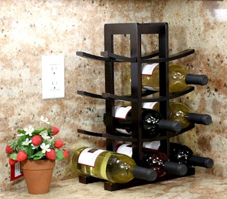 With a small footprint and low price, this Oceanstar Bamboo Wine Rack is one of the best wine racks.