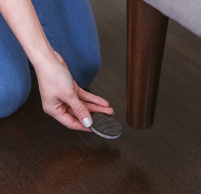 SlipToGrip Non Slip Furniture Pad Grippers (12-Pack)