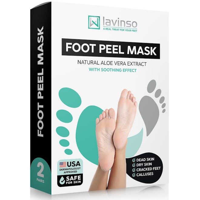 LV LAVINSO Foot Peel Mask (2-Pack)