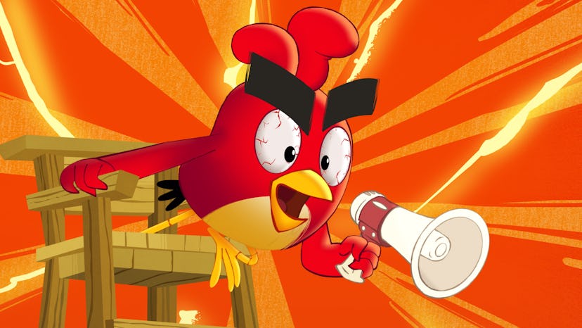 A scene from 'Angry Birds' on Netflix.