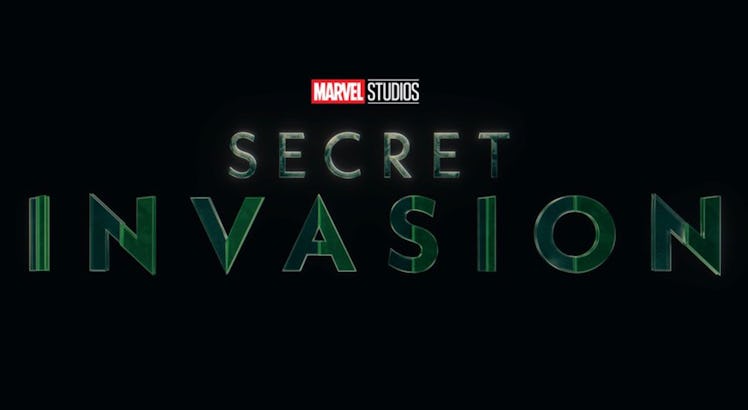 The official logo for Marvel Studios' Secret Invasion