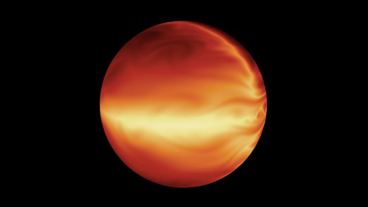 NASA depiction of a Hot Jupiter exoplanet.
