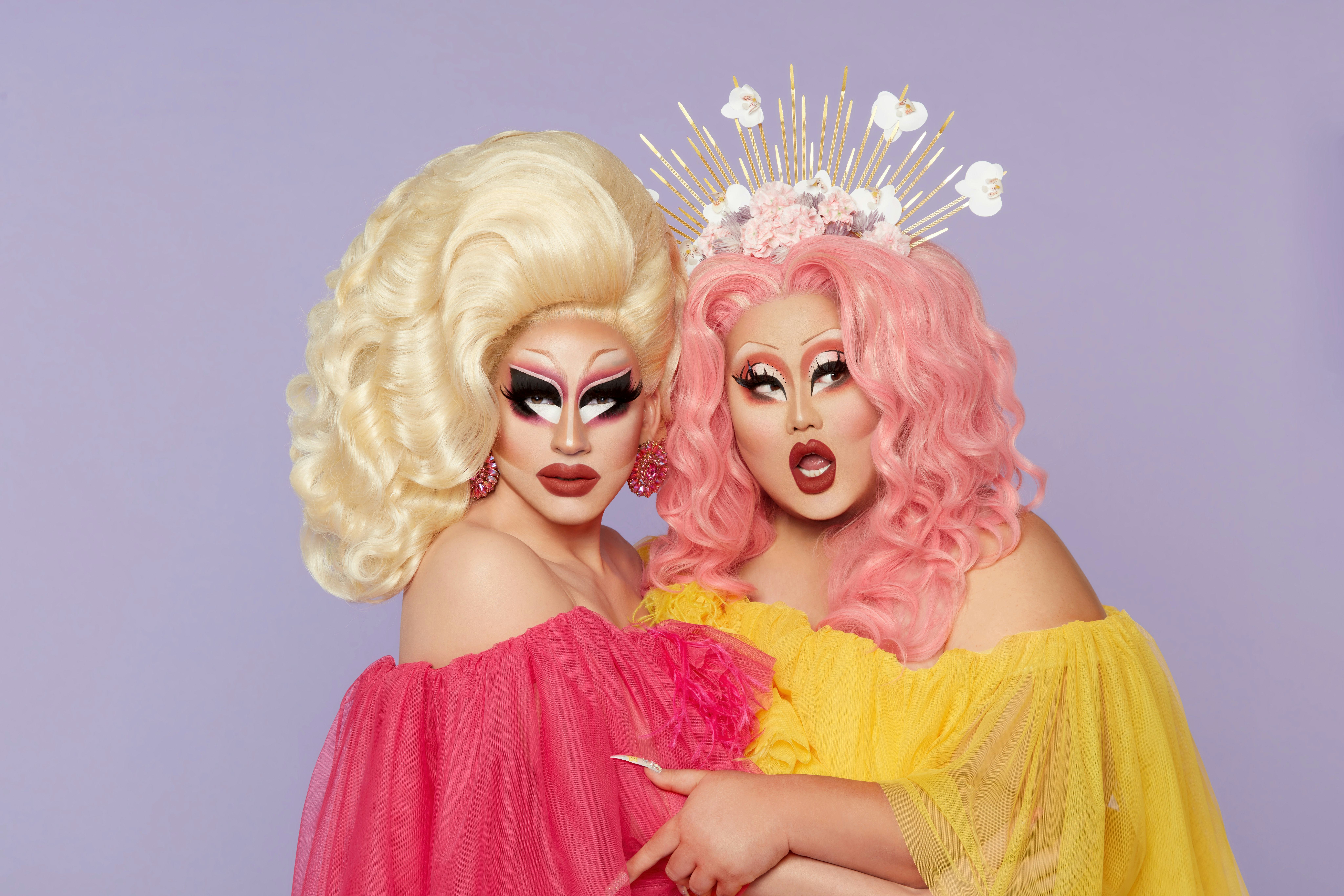 Rupaul’s Drag Race alums Kim Chi and Trixie Mattel launched a new makeup release: the BFF4EVR collec...