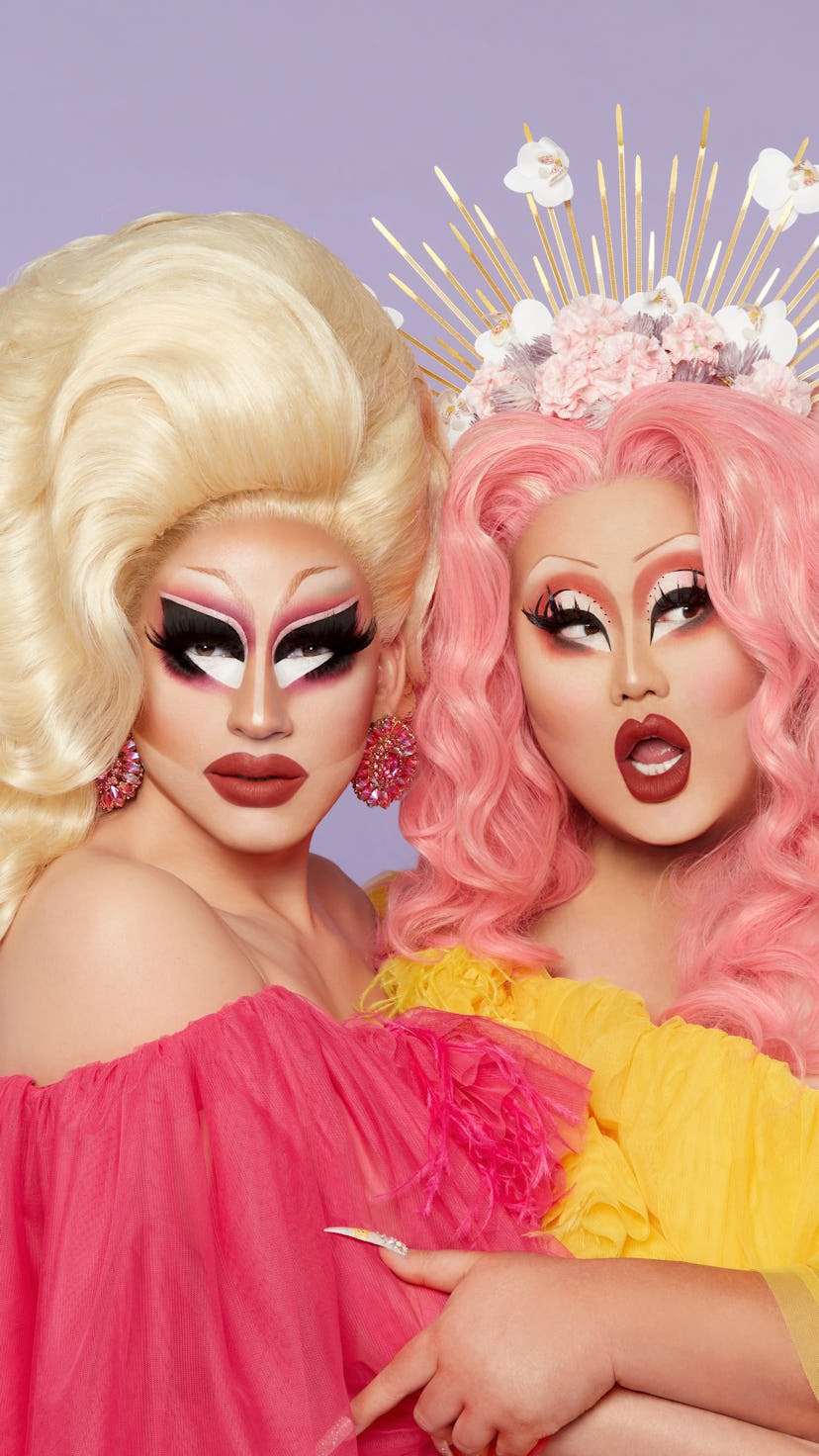 Rupaul’s Drag Race alums Kim Chi and Trixie Mattel launched a new makeup release: the BFF4EVR collec...