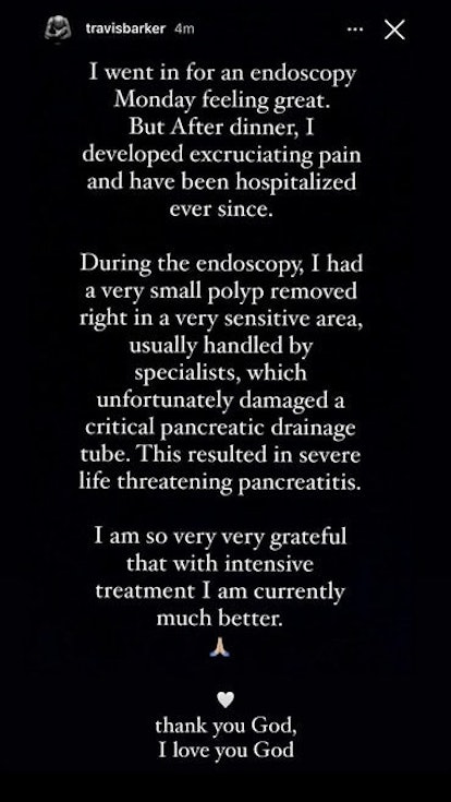 Kourtney Kardashian updates fans on Travis Barker's hospitalization and expresses gratitude for all ...