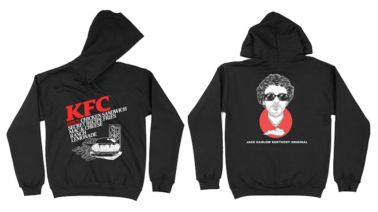 Here's where to buy Jack Harlow's KFC Merch for a spicy fit.
