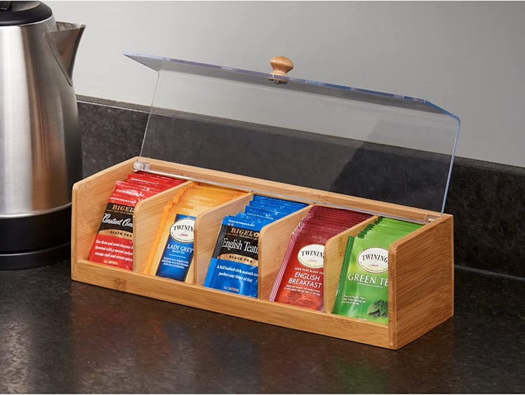 Nifty Solutions Bamboo Tea Box
