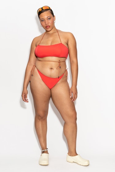 A bikini top from Black-owned swimwear brand Dos Swim