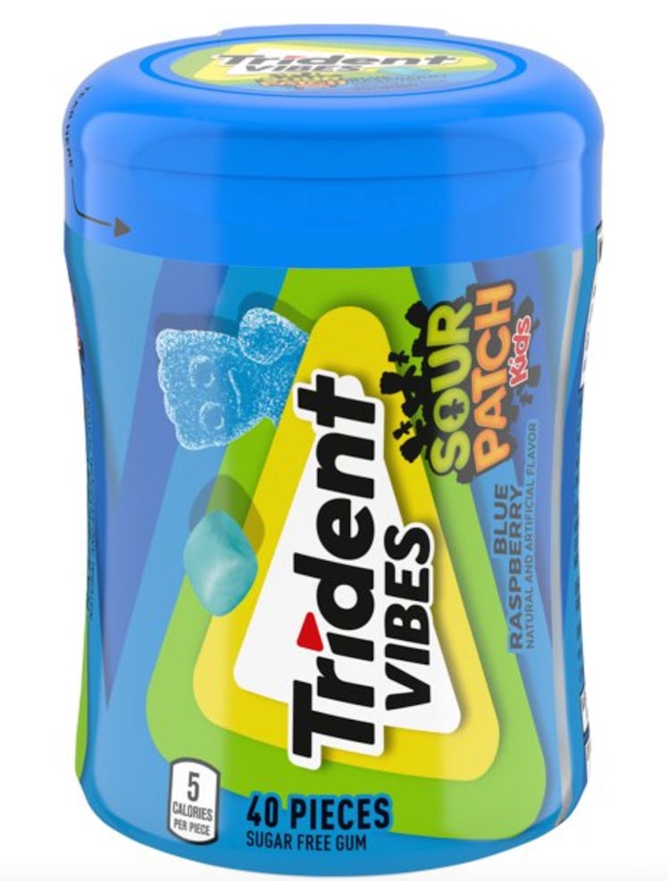 Trident Vibes Sour Patch Kids Blue Raspberry