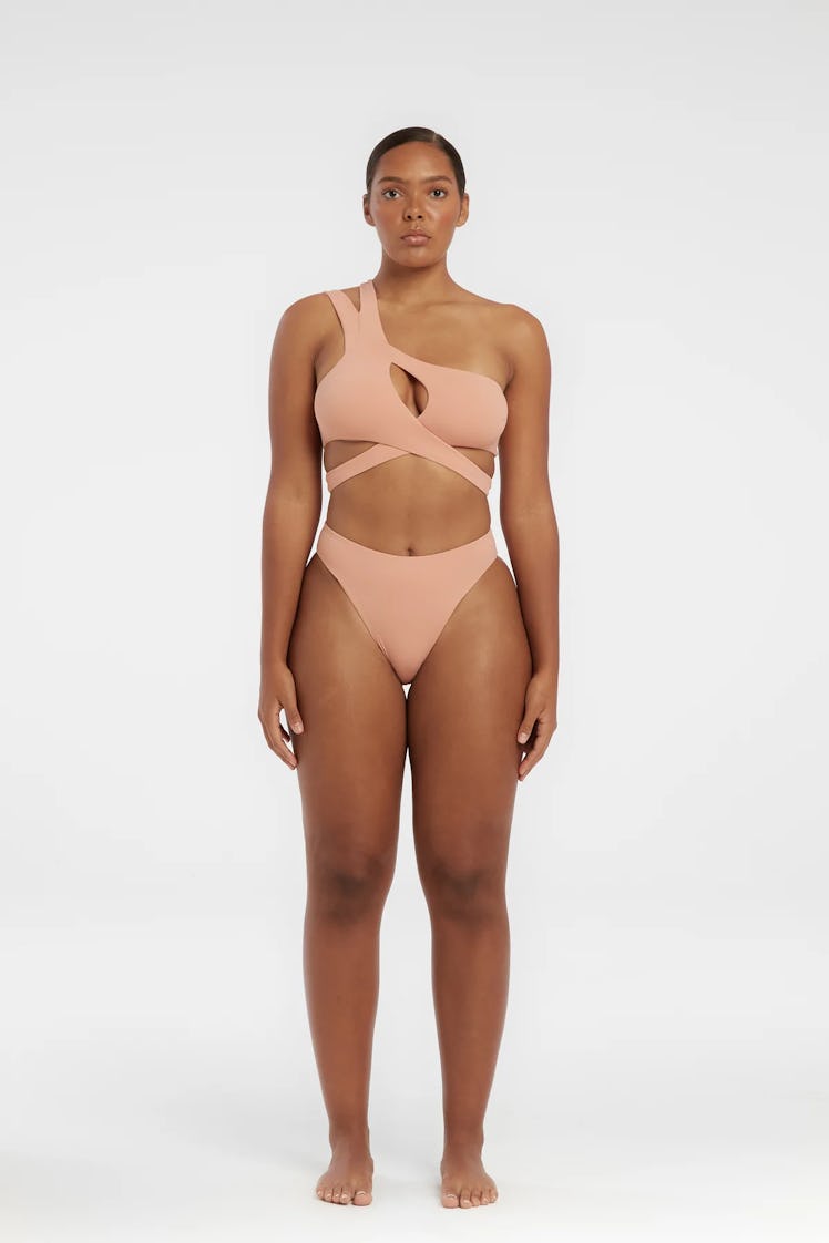 A swimsuit from Riot Swim, a Black-owned swimwear brand.
