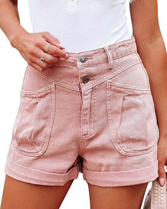 Best Unique High-Waisted Jean Shorts