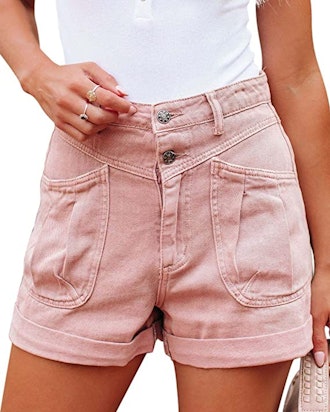 Best Unique High-Waisted Jean Shorts